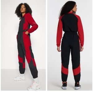 Black and red air Jordan jumpsuit